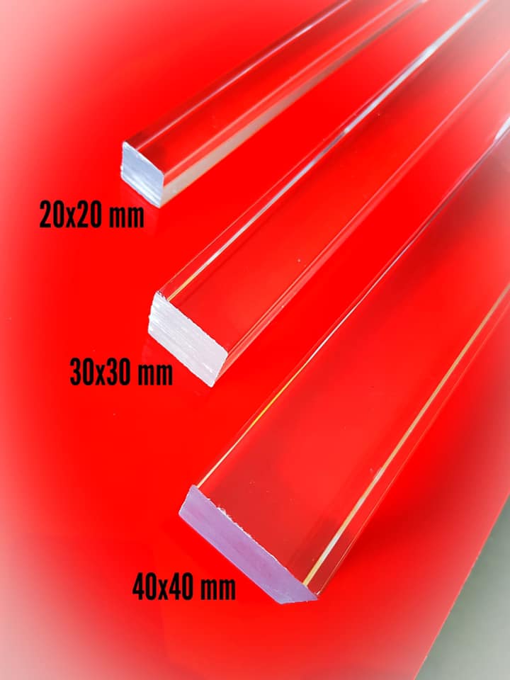 Square Acrylic Rods